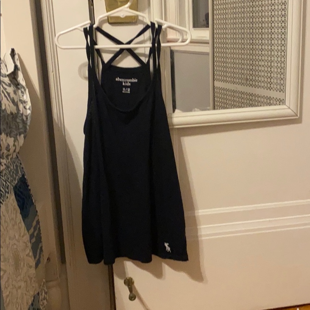 Navy blue Abercrombie kids shirt